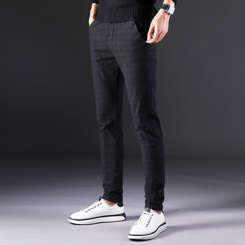 Slim straight trousers men-Modern Fit for Everyday Style