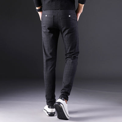 Slim straight trousers men-Modern Fit for Everyday Style