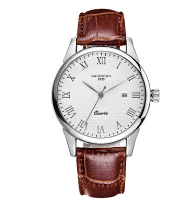 Sanda wristwatch wholesale Korean version of fashion tide brand leather strap