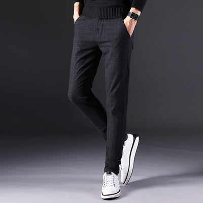 Slim straight trousers men-Modern Fit for Everyday Style