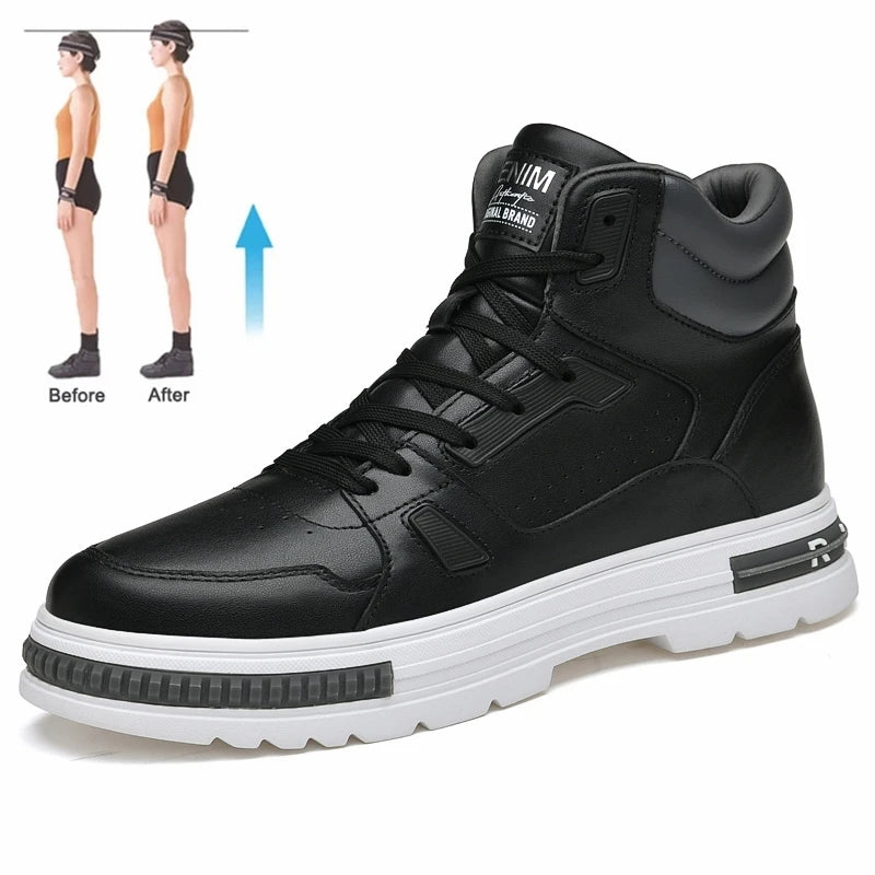 Casual Men Sneakers Height Increase