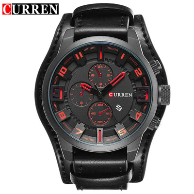 New Watches CURREN Luxury Brand Men Watch Leather Strap Fashion Quartz-Watch Casual Sports Wristwatch Date Clock Relojes 8225