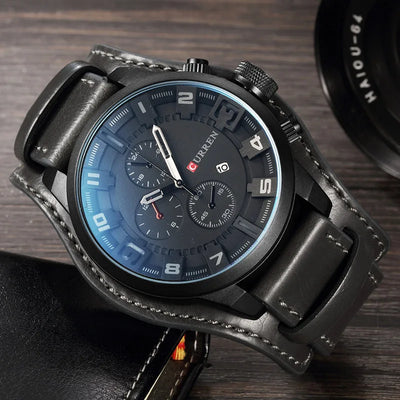 New Watches CURREN Luxury Brand Men Watch Leather Strap Fashion Quartz-Watch Casual Sports Wristwatch Date Clock Relojes 8225