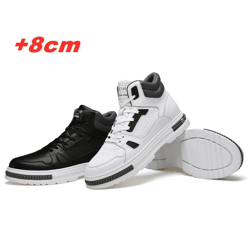 Casual Men Sneakers Height Increase