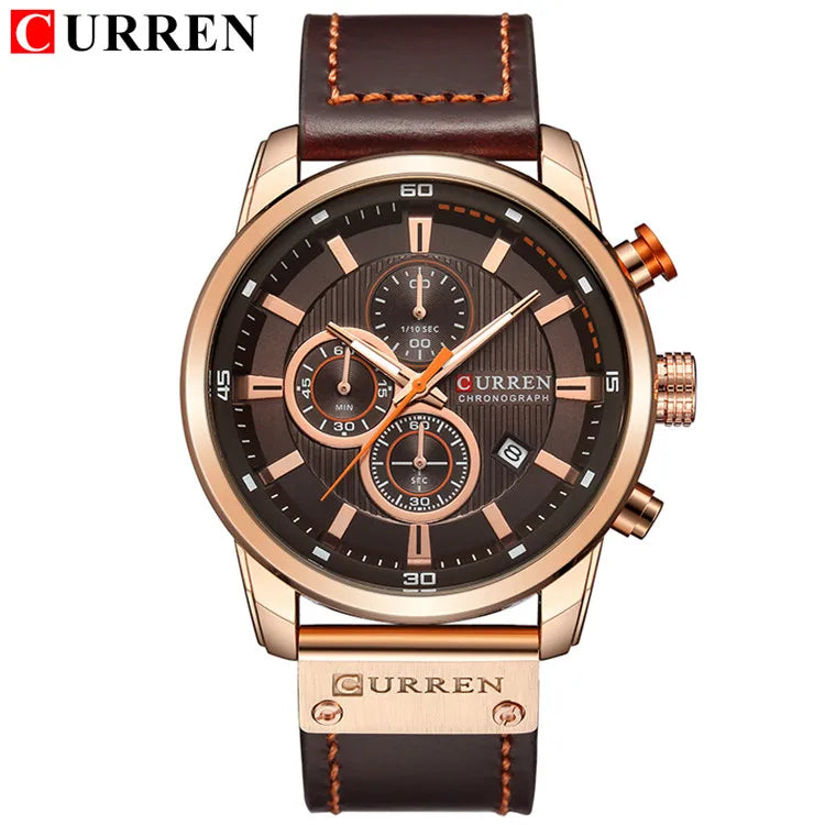 Top Brand Luxury Chronograph Quartz Watch Men Sports Watches Military Army Male Wrist Watch Clock CURREN relogio masculino