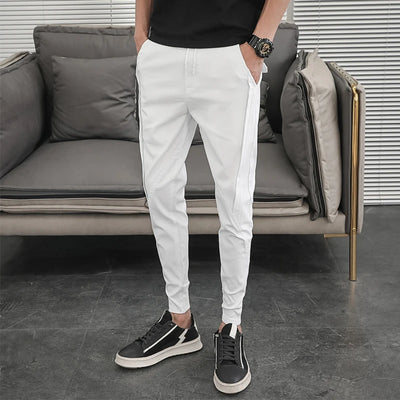 Pantalones Hombre Summer Cargo Pants For Men Clothing All Match Korean Designer Luxury Men Trousers Slim Fit Casual Work Wear 36