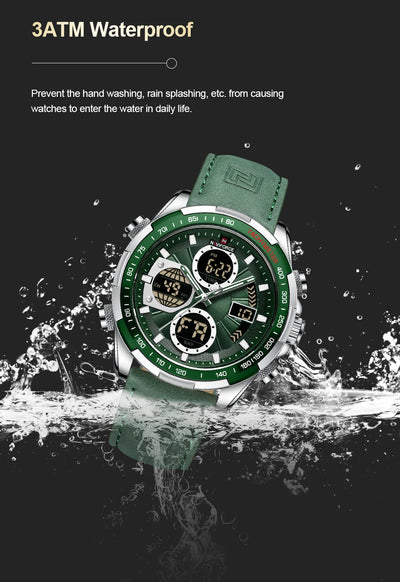 NAVIFORCE Fashion Military Watches for Men Luxury Original Digital Sport Chronograph Waterproof Quartz WristWatch Free Shiping