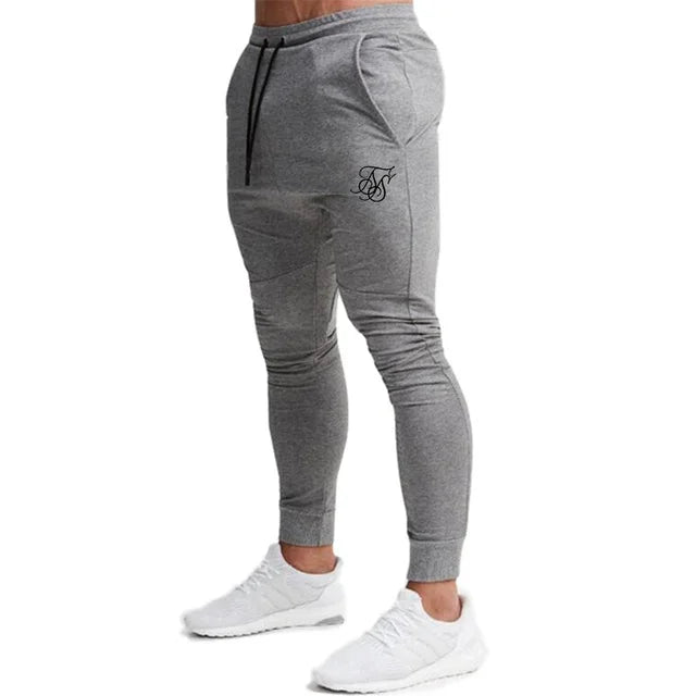 Sik Silk Men's Pants Fitness Skinny Trousers Spring Elastic Bodybuilding Pant Workout Track Bottom Pants Men Joggers Sweatpants