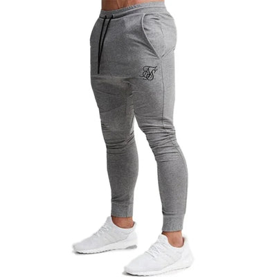 Sik Silk Men's Pants Fitness Skinny Trousers Spring Elastic Bodybuilding Pant Workout Track Bottom Pants Men Joggers Sweatpants