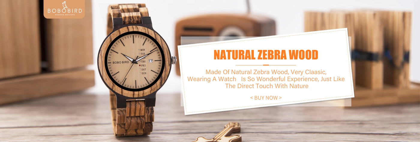 BOBO BIRD Watch Men Wooden Wristwatch Fashion Retro Ebony Timepiece Japanese Quartz Movement Clock Customize Great Gift Box OEM