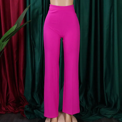 Women’s Shiny Yellow High-Waist Capris - Office & Summer Trousers