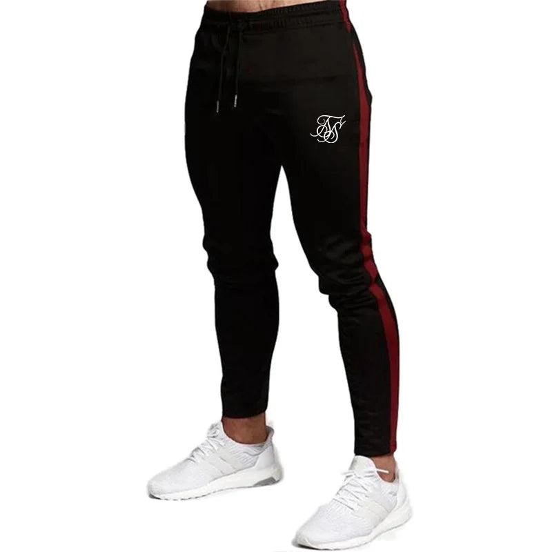 Sik Silk Men's Pants Fitness Skinny Trousers Spring Elastic Bodybuilding Pant Workout Track Bottom Pants Men Joggers Sweatpants