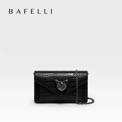 BAFELLI 2024 NEW WOMEN'S BAG FASHION TREND CLUTCH CAT CORSSBODY HANDBAGS LUXURY BRAND DESIGNER SHORTY CHAIN BUY SEPARATELY