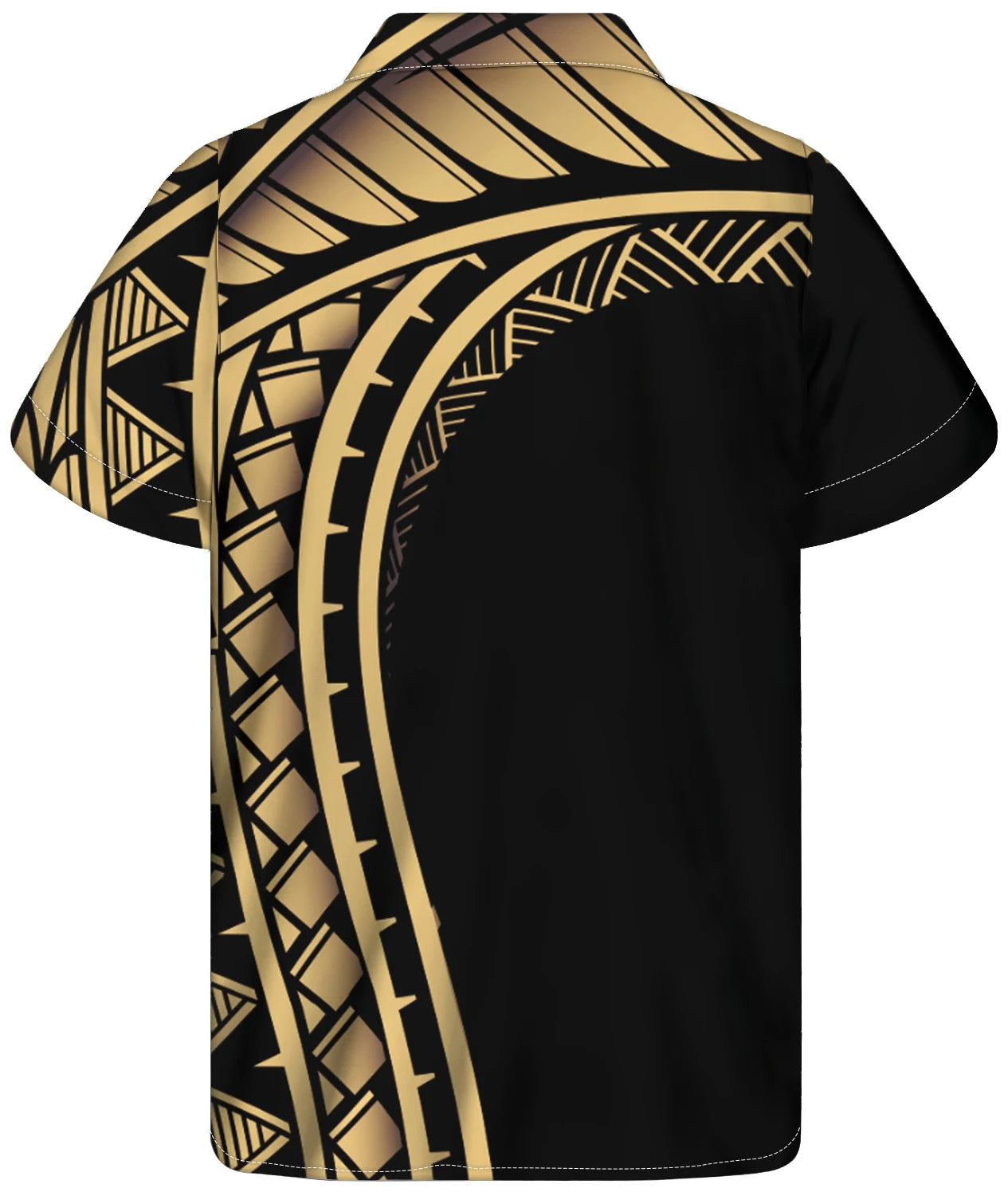 Men's Casual T-Shirts Cheap Shirts Gold Stripes 3D Print Street Fashion High Quality Polynesian Culture Oversized Shirts