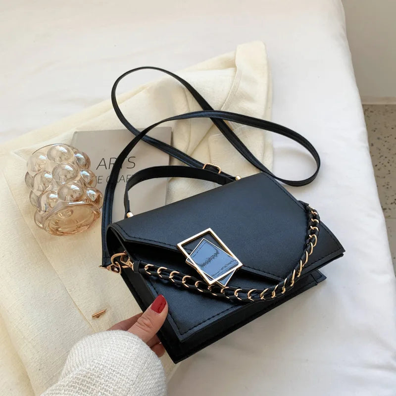 Women's Handbag Luxury Designer Retro Armpit Shoulder Bag Chain Messenger Flap Girl Fashion Crossbody Rhombus Small Square Bags