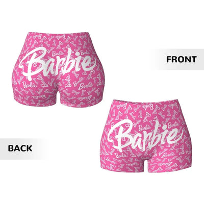 Custom Cute Barbie Volleyball Biker Gym Shorts Women Athletic Workout Yoga Shorts