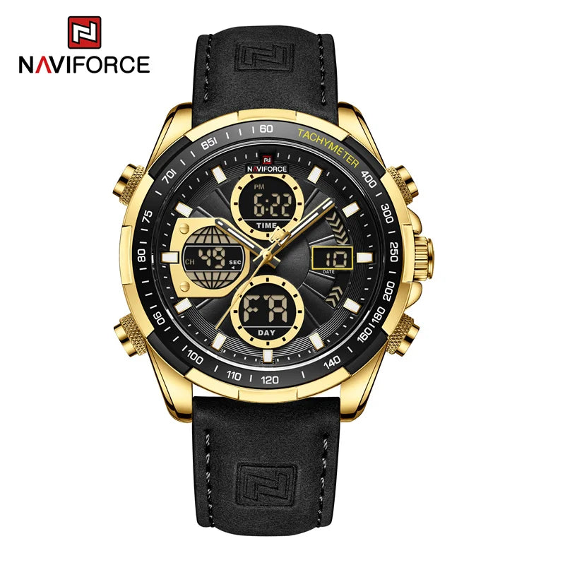 NAVIFORCE Fashion Military Watches for Men Luxury Original Digital Sport Chronograph Waterproof Quartz WristWatch Free Shiping