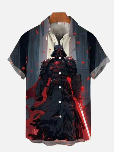 Casual Starwars- Summer Shirts Men Women Hawaiian Short Sleeve Shirt Casual Boys Clothes Girls Teen Shirts Fashion Tshirt Man