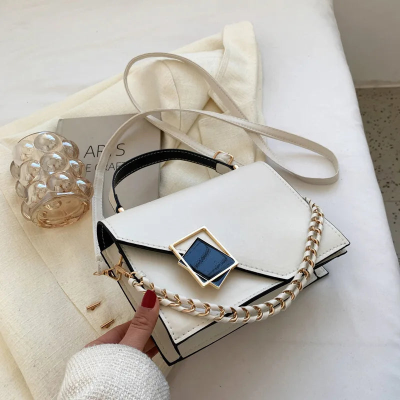 Women's Handbag Luxury Designer Retro Armpit Shoulder Bag Chain Messenger Flap Girl Fashion Crossbody Rhombus Small Square Bags