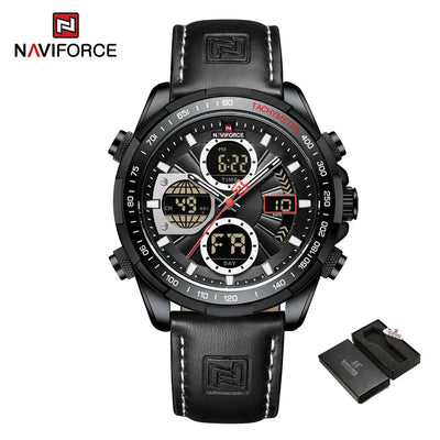 NAVIFORCE Fashion Military Watches for Men Luxury Original Digital Sport Chronograph Waterproof Quartz WristWatch Free Shiping