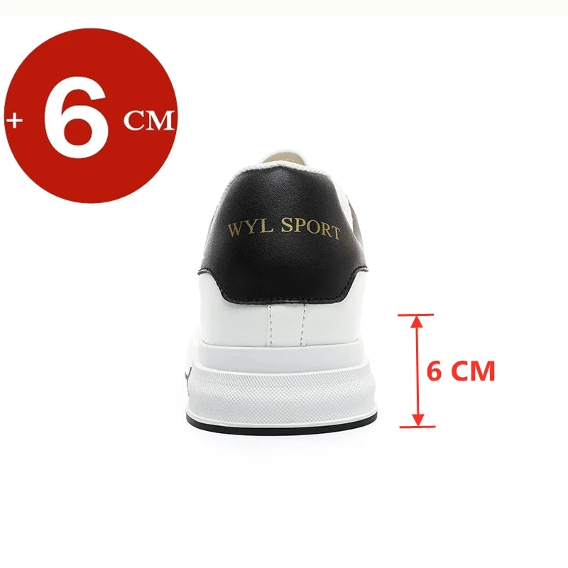 Casual Lift Sneakers Men Elevator Shoes