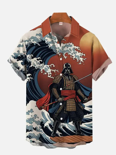 Casual Starwars- Summer Shirts Men Women Hawaiian Short Sleeve Shirt Casual Boys Clothes Girls Teen Shirts Fashion Tshirt Man