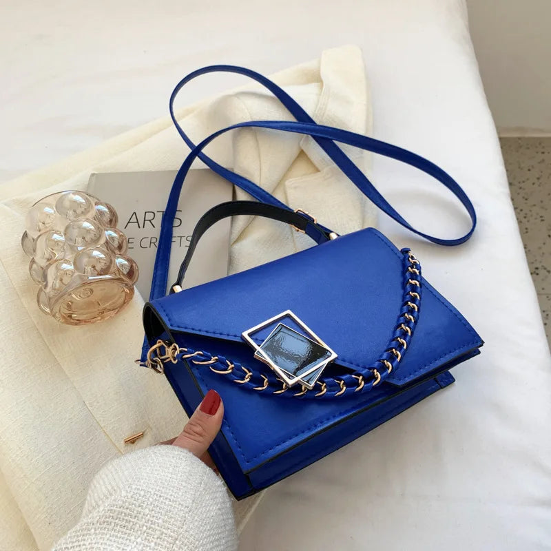 Women's Handbag Luxury Designer Retro Armpit Shoulder Bag Chain Messenger Flap Girl Fashion Crossbody Rhombus Small Square Bags