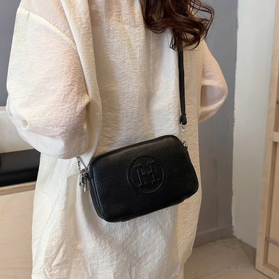 Luxury Genuine Cow Leather Women’s Crossbody Shoulder Bag