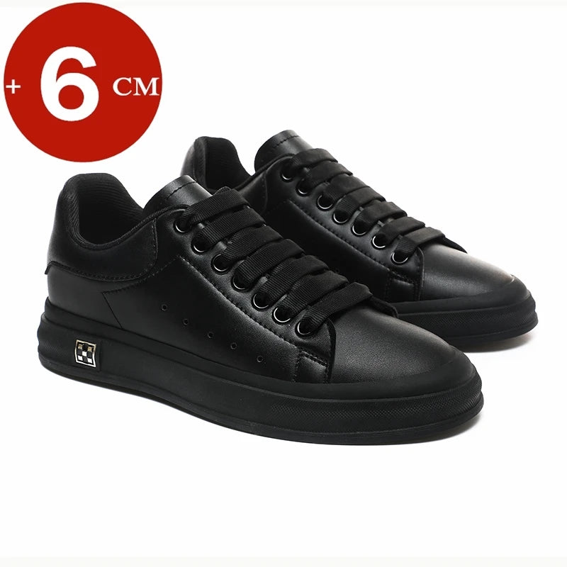 Casual Lift Sneakers Men Elevator Shoes