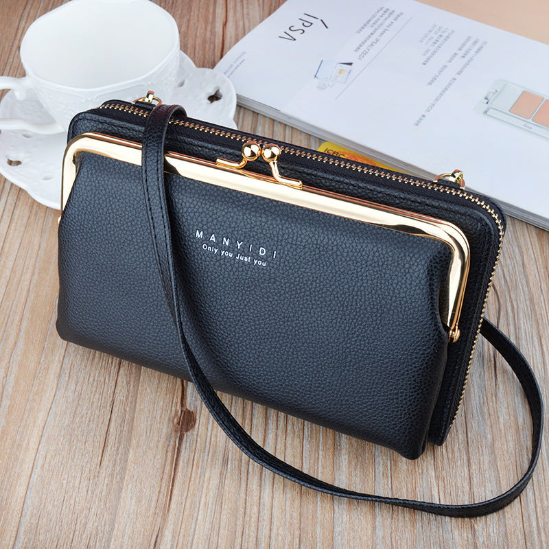 Lock Crossbody Bag – Women’s Shoulder Bag, Clutch, and Mobile Phone Handbag