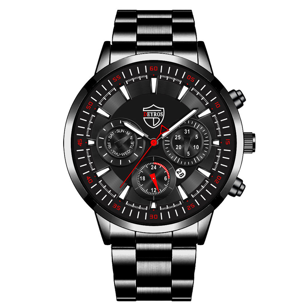 Fashion Men's Watch Fashion Luminous Calendar Watch Business Sports