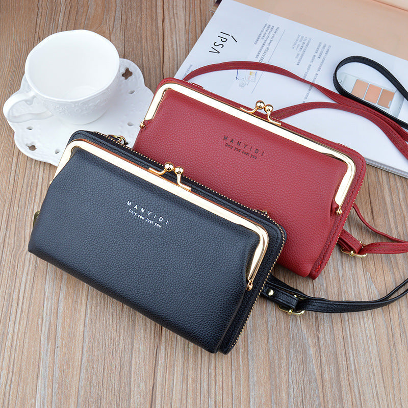 Lock Crossbody Bag – Women’s Shoulder Bag, Clutch, and Mobile Phone Handbag