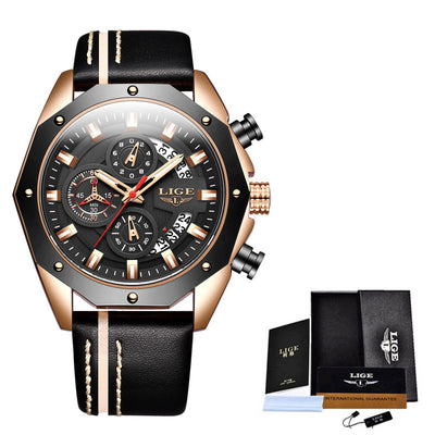 Luxury Men's Sports Watch | Top Brand Silicone Quartz Chronograph Waterproof